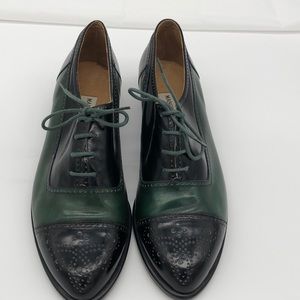 Manolo Blahnik leather oxfords